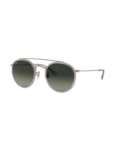 Ray Ban Rb3647n 906771 Round Double Bridge Gris degradado Original ...