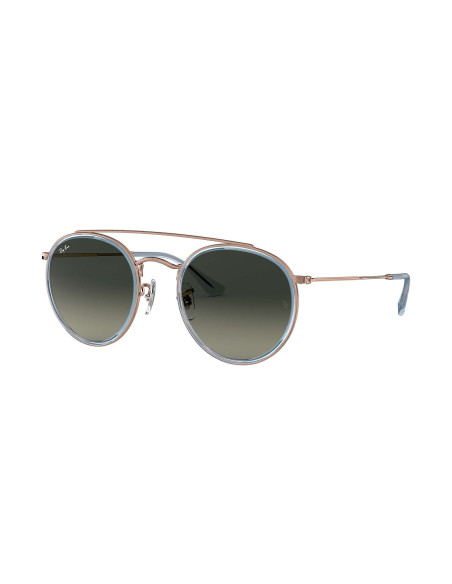 Ray Ban Rb3647n 906771 Round Double Bridge Gris degradado Original ...