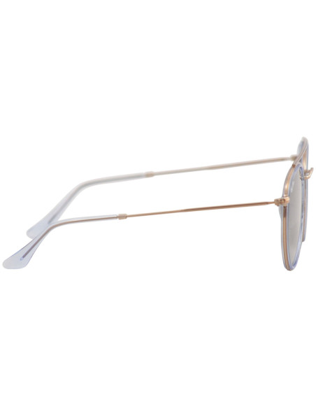 Ray Ban Rb3647n 906771 Round Double Bridge Gris degradado Original ...