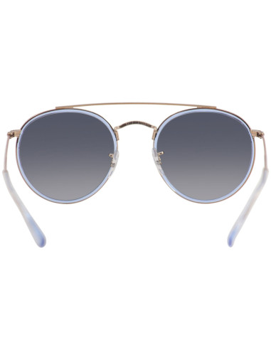Ray Ban Rb3647n 906771 Round Double Bridge Gris degradado Original ...