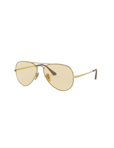 Ray Ban Rb3689 001/T5 New Aviator Coffe Clear Evolve Original