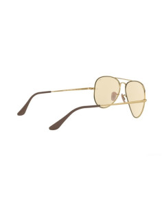 Ray Ban Rb3689 001/T5 New Aviator Coffe Clear Evolve Original 2