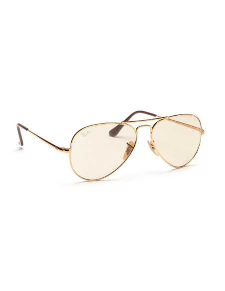 Ray Ban Rb3689 001/T5 New Aviator Coffe Clear Evolve Original