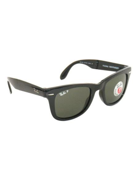 Ray Ban Rb4105 601/58 Wayfarer Folding Polarizado Negro G-15 | Sunn...