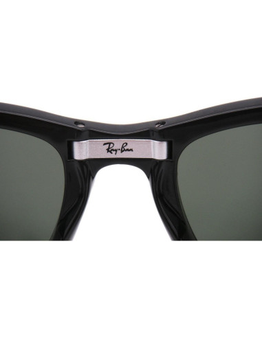 Ray Ban Rb4105 601/58 Wayfarer Folding Polarizado Negro G-15 | Sunn...