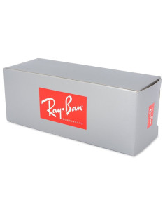 Caja Gris para lentes Ray Ban con etiquetado
