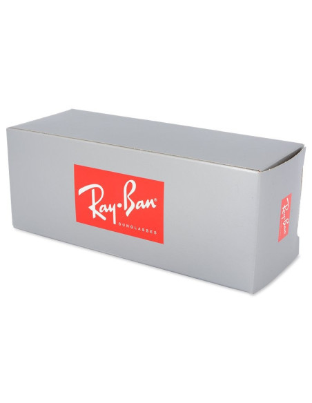 Caja Gris para lentes Ray Ban con etiquetado