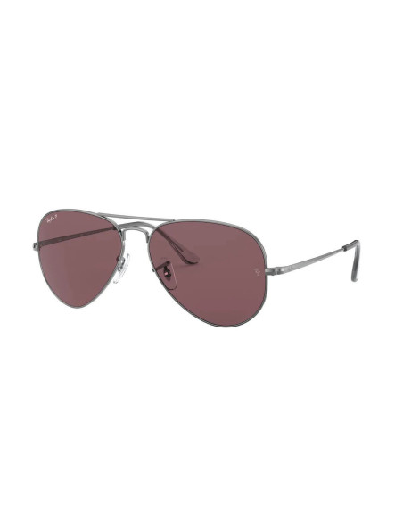 Ray Ban Rb3689 004/AF New Aviator Vino Polarizado Gris | Sunnies.uno