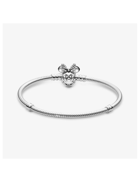 Brazalete Pandora Retrato De Minnie Reluciente De Disney 597770CZ
