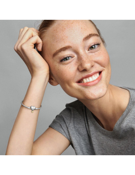 Brazalete Pandora Moments Cadena De Serpiente Con Corazon De Disney 569563C01