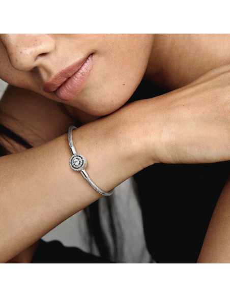Brazalete Pandora Moments Cadena De Serpiente Halo 590038C01
