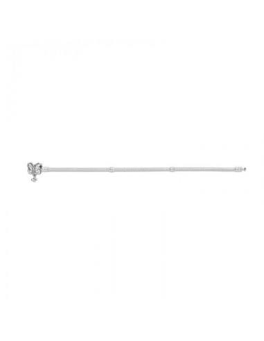 Brazalete Pandora Moments cadena de serpiente con broche mariposa 597929CZ