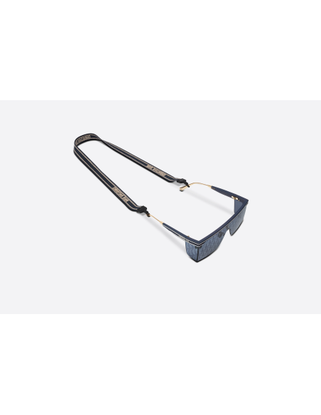 Christian Dior Correa para gafas de sol color azul gris