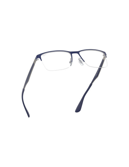 Ray ban Oftalmico RB6335 2947 Square Shape Azul Plateado