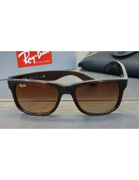 Ray Ban Rb4165 714/s0 Justin Cafe Vino Degradado Espejo Icon | Sunn...