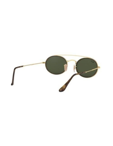 Ray Ban Rb3847n 912131 Oval Double Bridge Negro G15 Dorado | Sunnie...