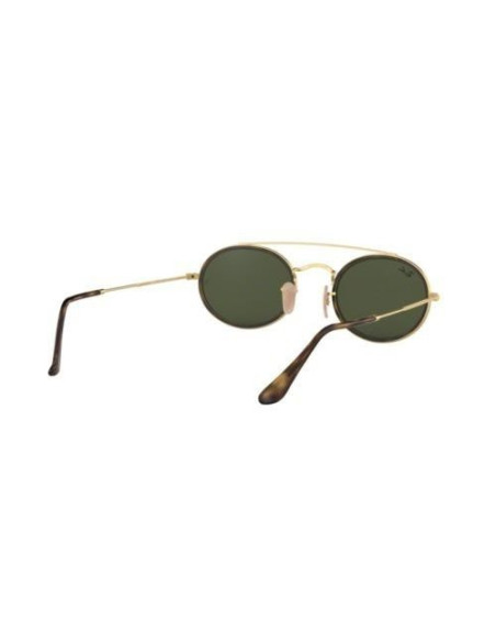 Ray Ban Rb3847n 912131 Oval Double Bridge Negro G15 Dorado | Sunnie...