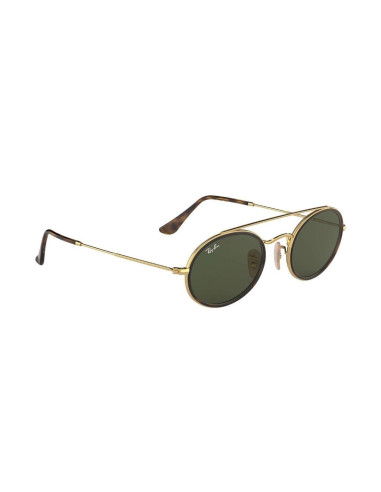 Ray Ban Rb3847n 912131 Oval Double Bridge Negro G15 Dorado | Sunnie...