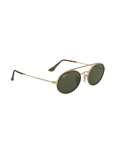 Ray Ban Rb3847n 912131 Oval Double Bridge Negro G15 Dorado | Sunnie...