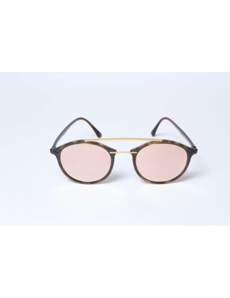 Ray Ban Rb4266 710/2y Round Double Bridge Lightray Rosa Icon | Sunn...