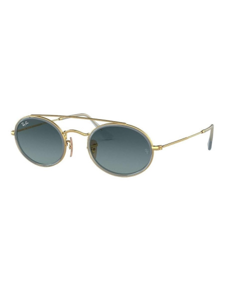 Ray Ban Rb3847n 91233m Oval Double Bridge Azul Degradado | Sunnies.uno