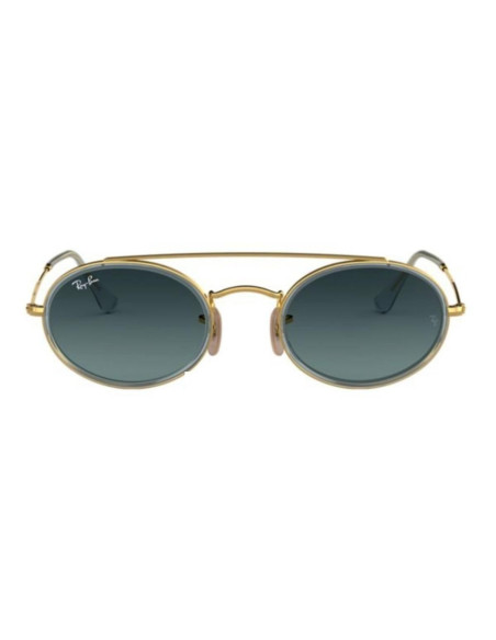 Ray Ban Rb3847n 91233m Oval Double Bridge Azul Degradado | Sunnies.uno