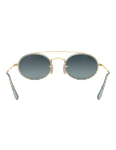 Ray Ban Rb3847n 91233m Oval Double Bridge Azul Degradado | Sunnies.uno