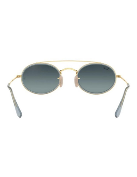 Ray Ban Rb3847n 91233m Oval Double Bridge Azul Degradado | Sunnies.uno