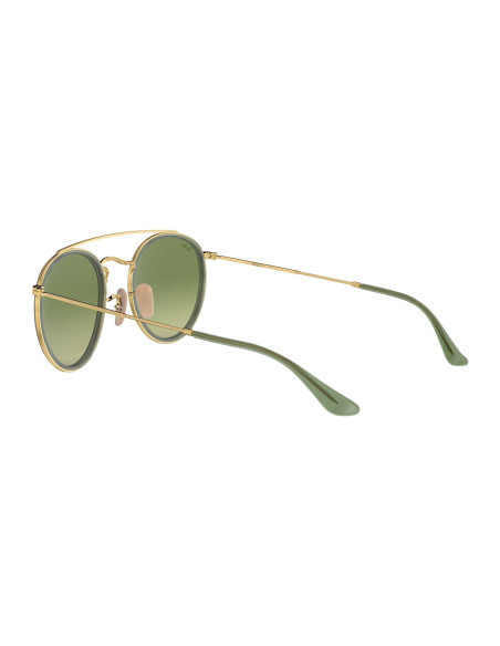 Ray Ban RB3647N 91224M Round Double Bridge Verde Degradado