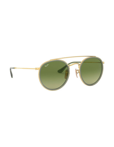 Ray Ban RB3647N 91224M Round Double Bridge Verde Degradado