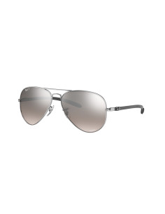 Ray Ban Rb8317CH 003/5J Aviator Chromance Plata Fibra Carbono