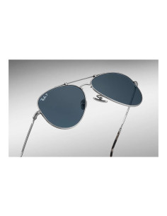 Ray Ban Rb8125m 9165 Aviator Titanium Polarizado Blue Silver | Sunn... 2