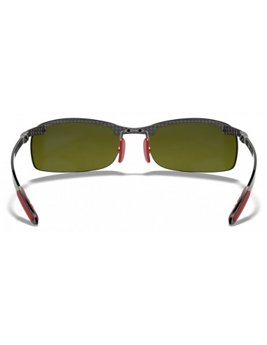 Ray Ban RB8305M F005/H1 Scuderia Ferrari Collection Square Shape Plata