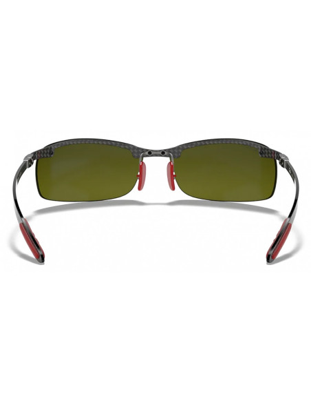 Ray Ban RB8305M F005/H1 Scuderia Ferrari Collection Square Shape Plata