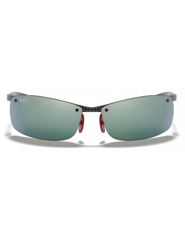 Ray Ban RB8305M F005/H1 Scuderia Ferrari Collection Square Shape Plata