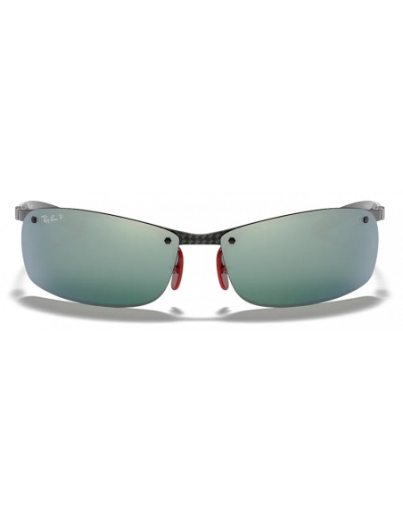Ray Ban RB8305M F005/H1 Scuderia Ferrari Collection Square Shape Plata