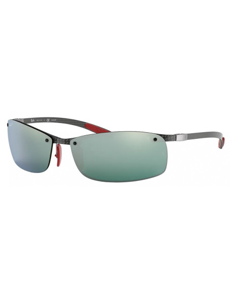 Ray Ban RB8305M F005/H1 Scuderia Ferrari Collection Square Shape Plata