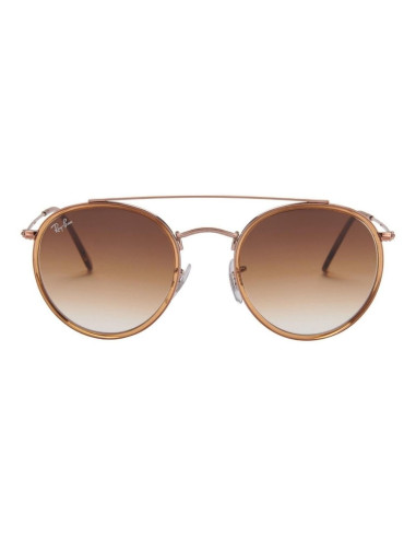 Ray Ban Rb3647n 907051 Round Double Bridge Cafe Degradado | Sunnies...