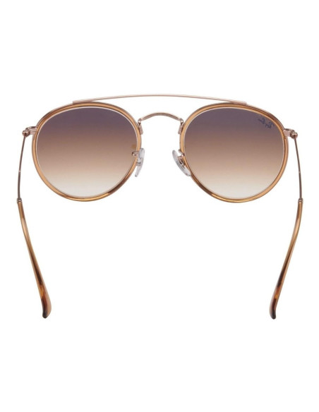 Ray Ban Rb3647n 907051 Round Double Bridge Cafe Degradado | Sunnies...