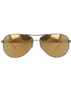 Ray Ban RB8313 004/N3 Aviator Fibra de carbono Dorado Espejo 2
