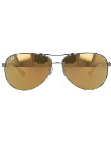 Ray Ban RB8313 004/N3 Aviator Fibra de carbono Dorado Espejo