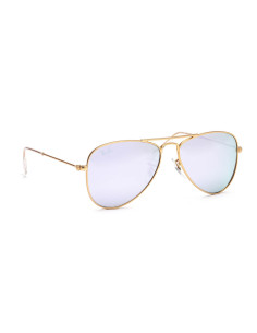 Ray Ban RJ9506S 249/4V Aviator Junior Morado Espejo Dorado 2