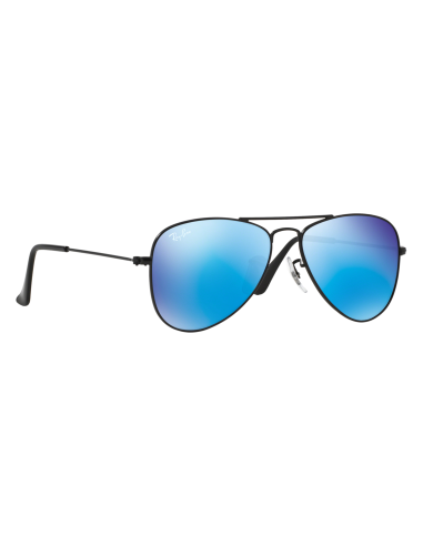 Ray Ban RJ9506S 201/55 Aviator Junior Azul Espejo Negro