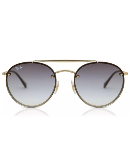 Ray Ban Rb3614n 91400S Round Double Bridge Blaze Azul