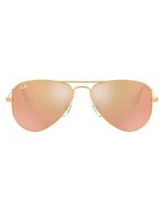 Ray Ban RJ9506S 249/2Y Aviator Junior Rosa Espejo Dorado 2