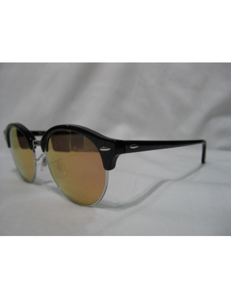 Ray Ban Rb4246 197z2e Clubround Rosa Espejo Negro Original | Sunnie...