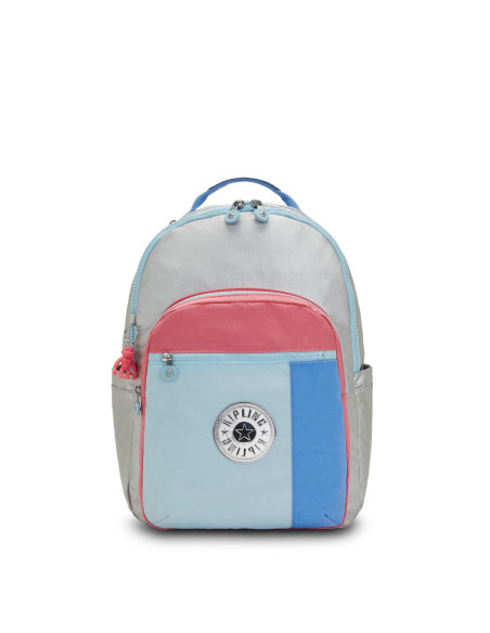 Kipling Seoul Up Laptop Backpack KI3040 25S Bright Silver