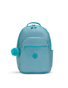 Kipling Seoul UP Laptop Backpack Kl5929 0M1 Natural Aqua Metallic M18