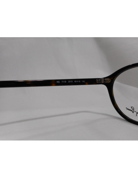 Ray Ban Oftalmico Rb7118 2012 Round Shape Carey Original | Sunnies.uno