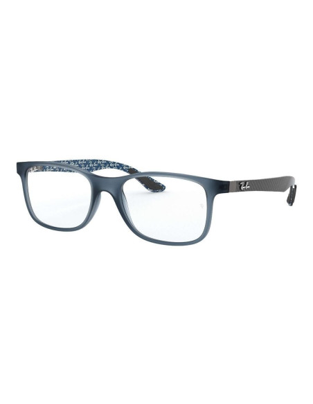 Ray Ban Rb8903 5262 Oftalmico Square Azul Fibra Carbono Original | ...